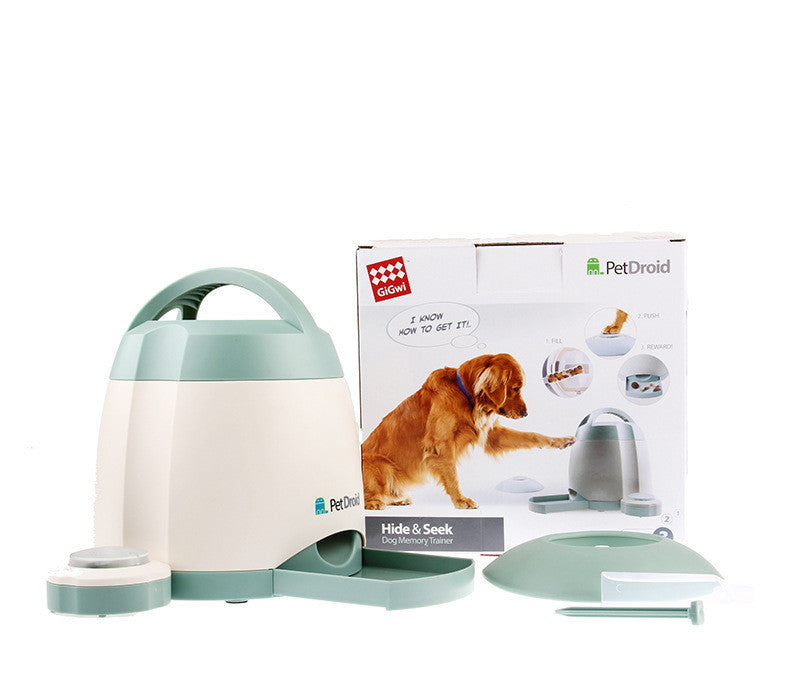 JMT-700746 Automatic Push Button Dog Feeder with Non-Toxic Material and USB Charging