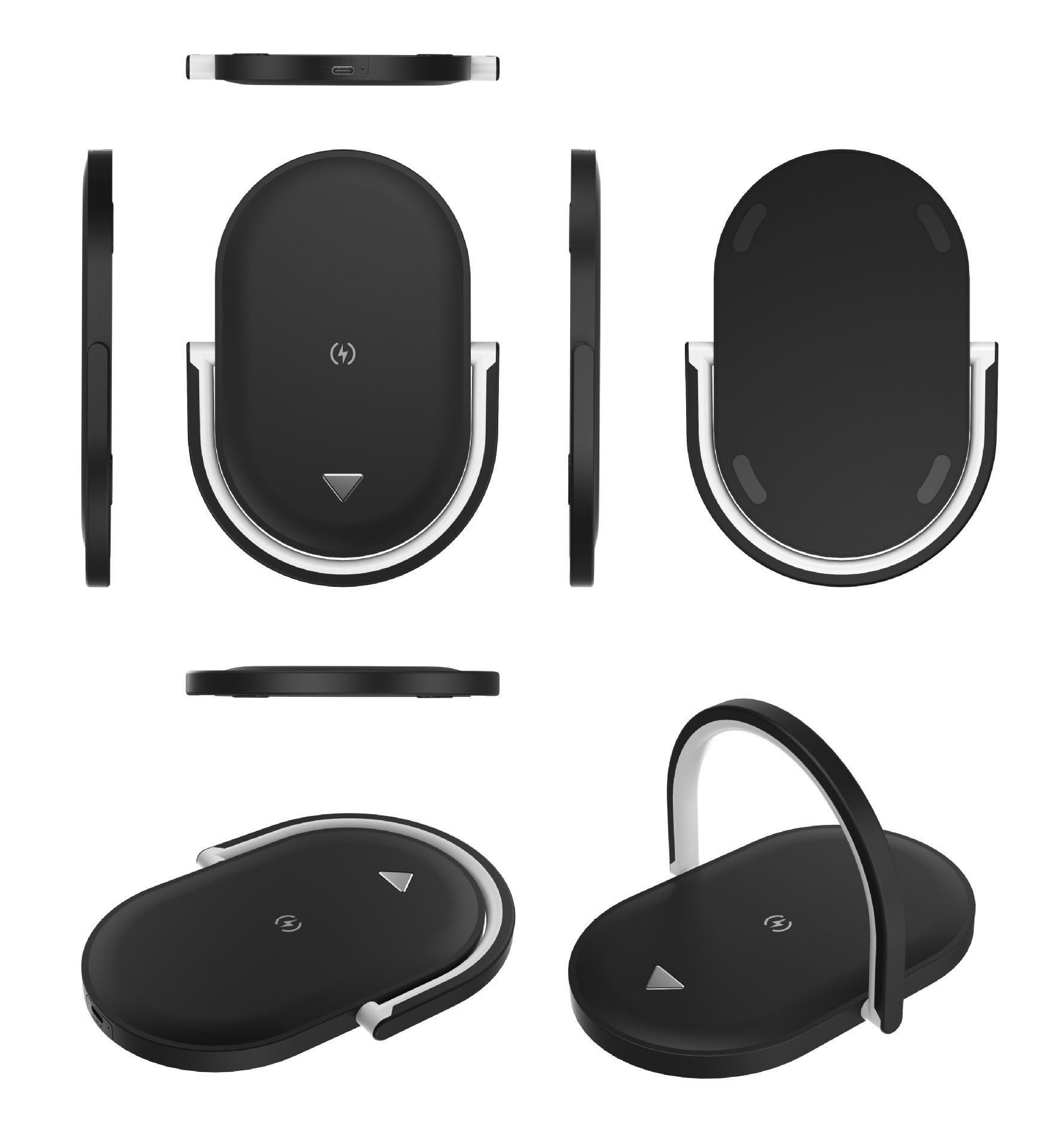 JMT-701066 15W Wireless Charger with Night Light and Mobile Phone Holder - Versatile Charging Solution