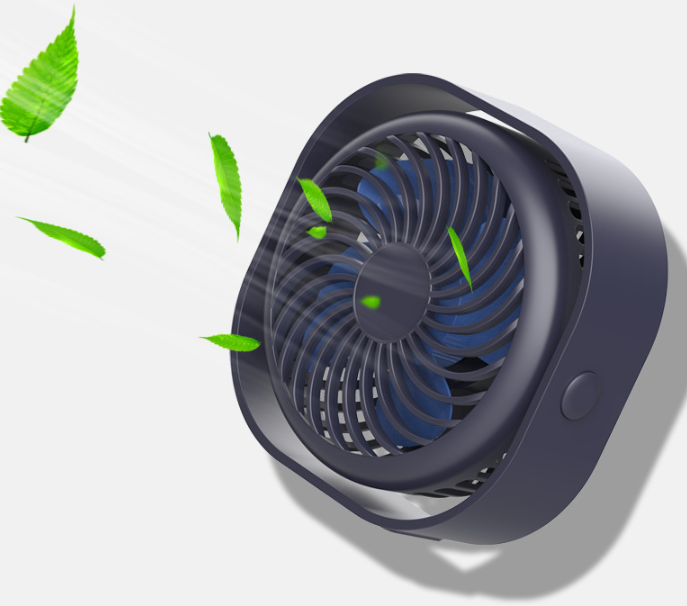 JMT-701066 Portable USB Rechargeable Fan with Adjustable Speed and Quiet Operation