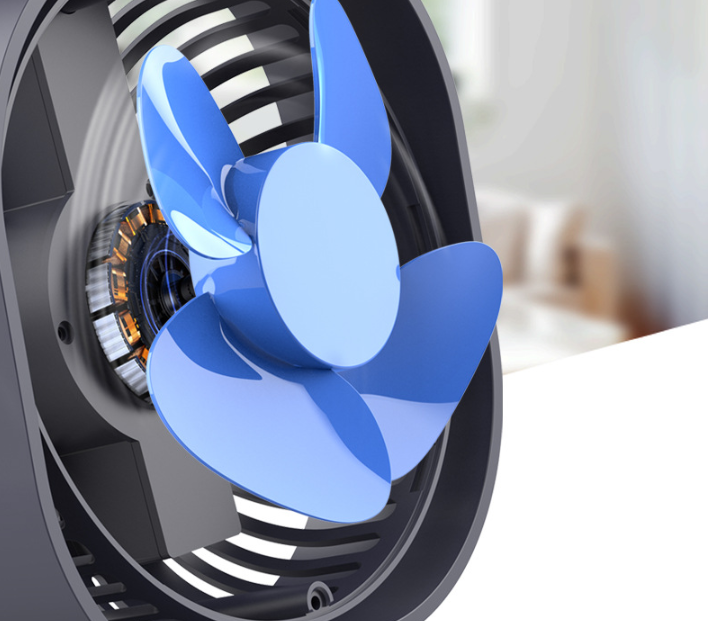 JMT-701066 Portable USB Rechargeable Fan with Adjustable Speed and Quiet Operation