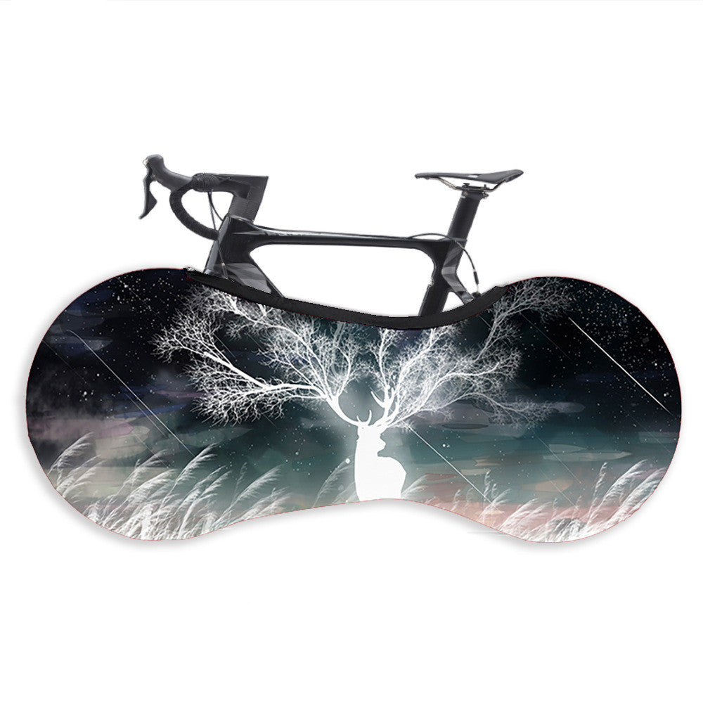 JMT-701258 Bicycle Semi-Covering Elastic Dust Cover for Weather Protection