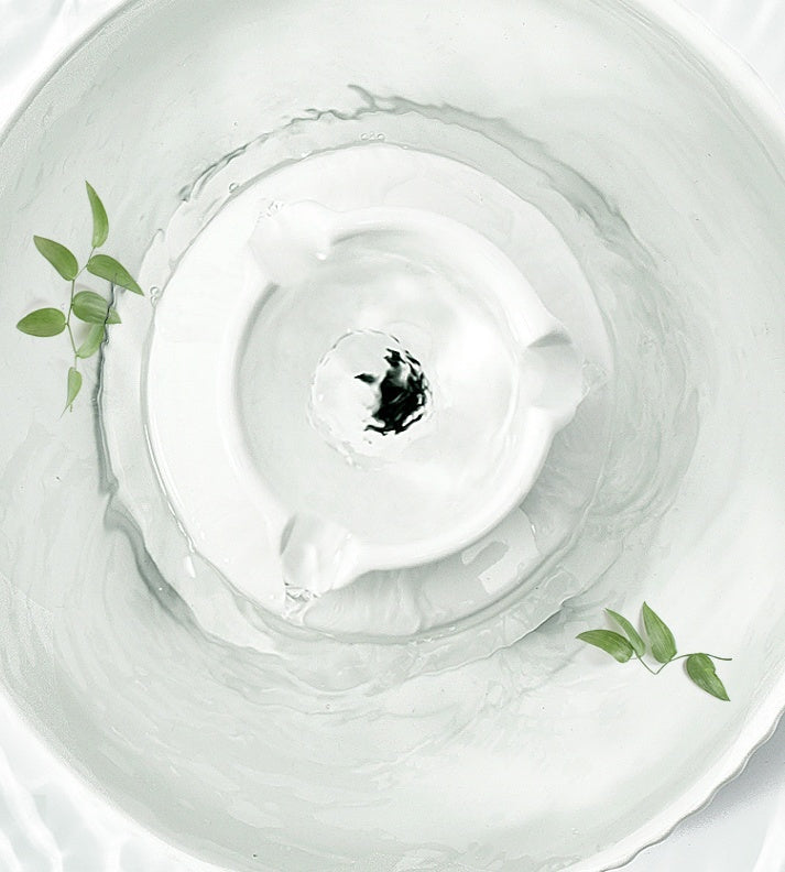 JMT-701898 Ceramic Cake Design Pet Water Dispenser