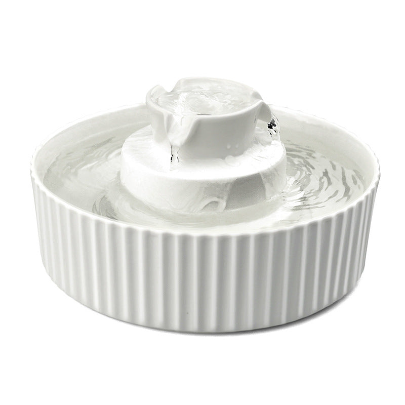 JMT-701898 Ceramic Cake Design Pet Water Dispenser