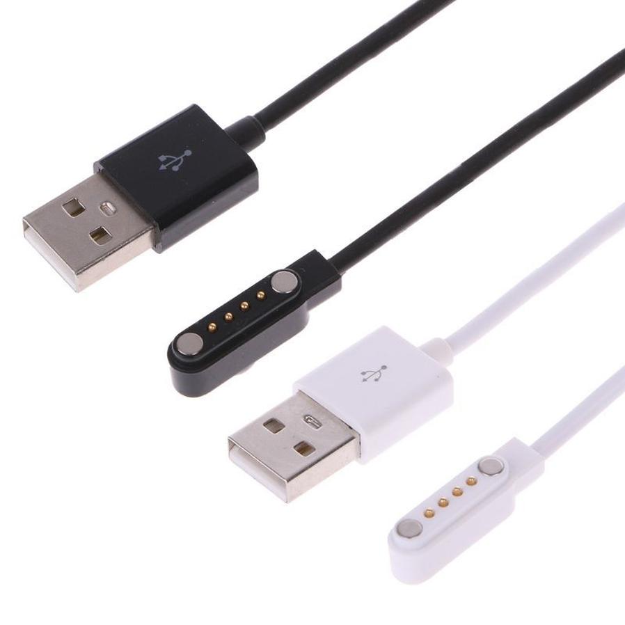 JMT-701898 Universal 4-Contact Magnetic USB Charging Cable for Smart Watches and Bracelets