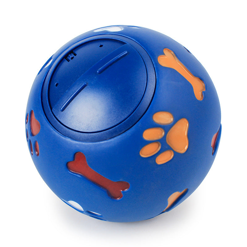 JMT-702026 Durable Rubber Pet Toy - Bite-Resistant Spherical Rotating Ball for Playtime