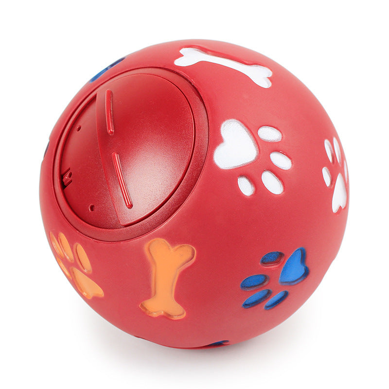 JMT-702026 Durable Rubber Pet Toy - Bite-Resistant Spherical Rotating Ball for Playtime