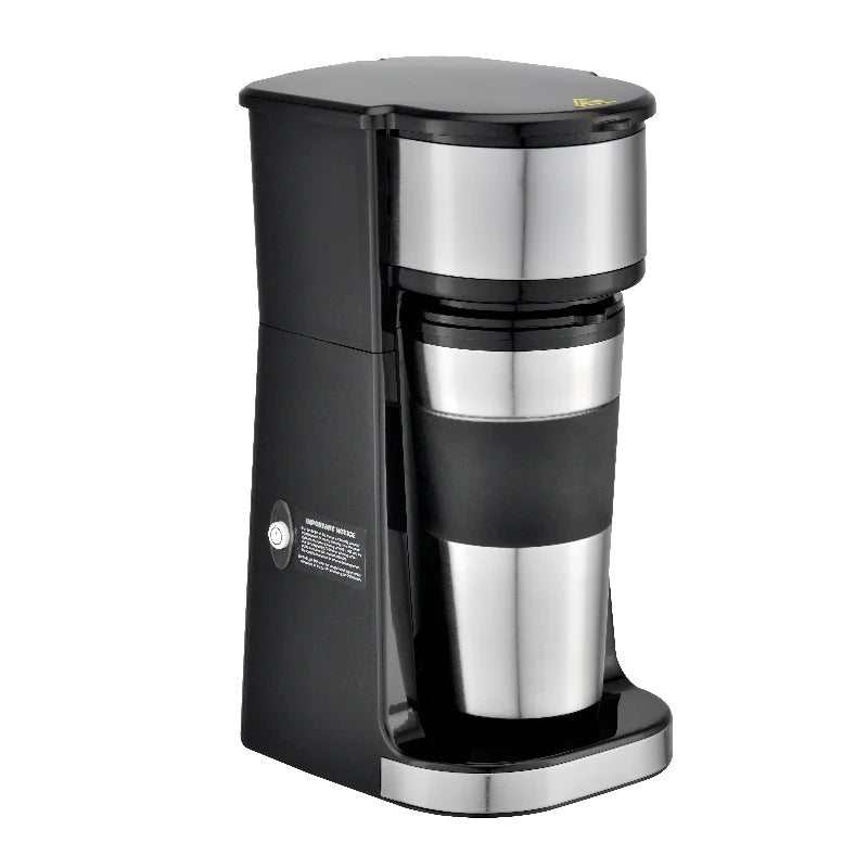 JMT-702154 Compact 0.42 L Single Cup Coffee Maker for Home Brewing