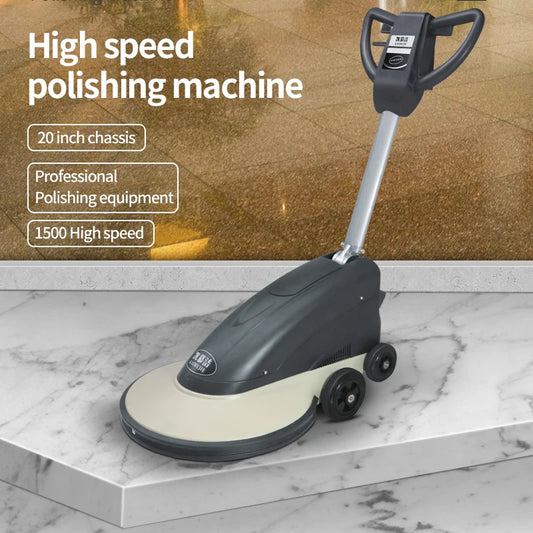 JMT-702346 Multi-Function 20 Inch Floor Polishing Machine with Single Brush - Manual Floor Scrubber for Industrial Use