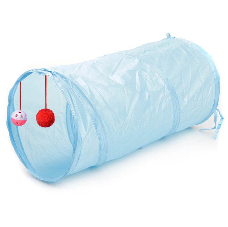 JMT-702858 Dual-Entry Cat Tunnel with Foldable Polyester Design for Fun Playtime