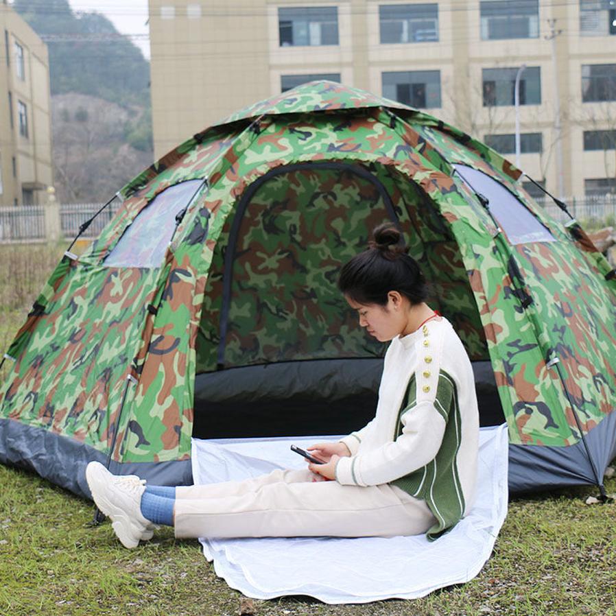 JMT-702922 Spacious Quick Setup Tent for 5-8 People with Lazy QuickSix Angle Design