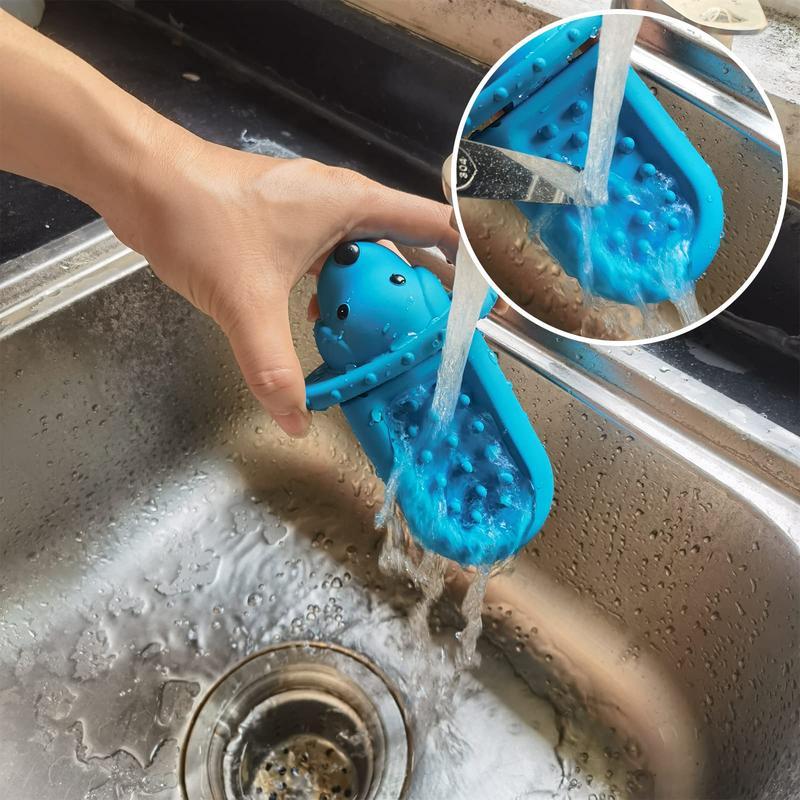 JMT-703178 Soft Rubber Dog Toy and Peanut Butter Slow Feeder Pad for Crate Training and Anxiety Relief