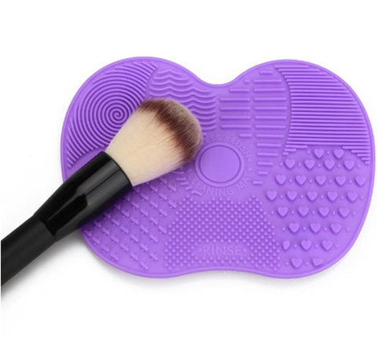 JMT-703306 Silicone Makeup Brush Cleaning Pad - Flexible and Durable Scrubber Mat for Cleansing Brushes