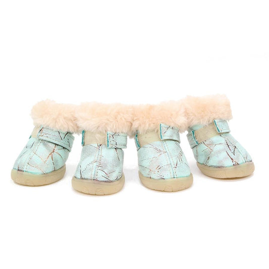 JMT-703498 Cozy Non-Slip Cotton Dog Shoes for Winter – Multiple Colors and Sizes Available