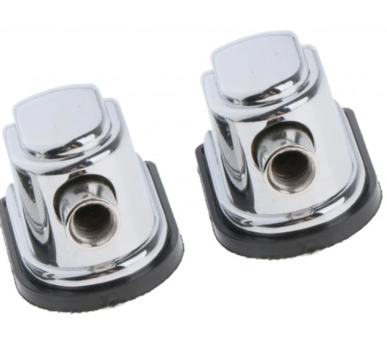 JMT-703818 Adjustable Silver Drum Ears - Thick, Durable Material for Stability