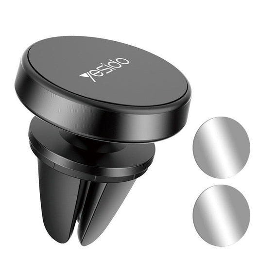 JMT-703882 360-Degree Rotating Magnetic Mobile Phone Holder for Car CD Slot, Aluminum Alloy Design