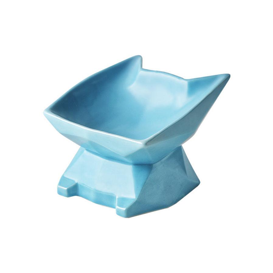 JMT-704202 Creative Cat-Shaped Ceramic Bowl in Multiple Colors for Pet Feeding