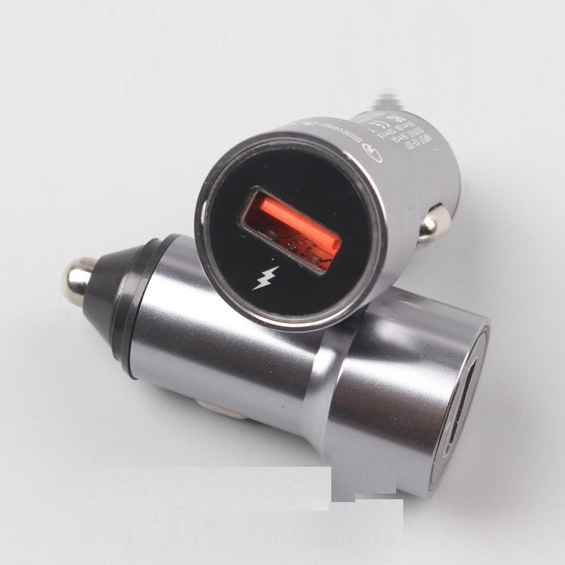 JMT-704522 USB Car Charger Adapter - Black, 12V Input, 5V Output, 3000mA Charging Current