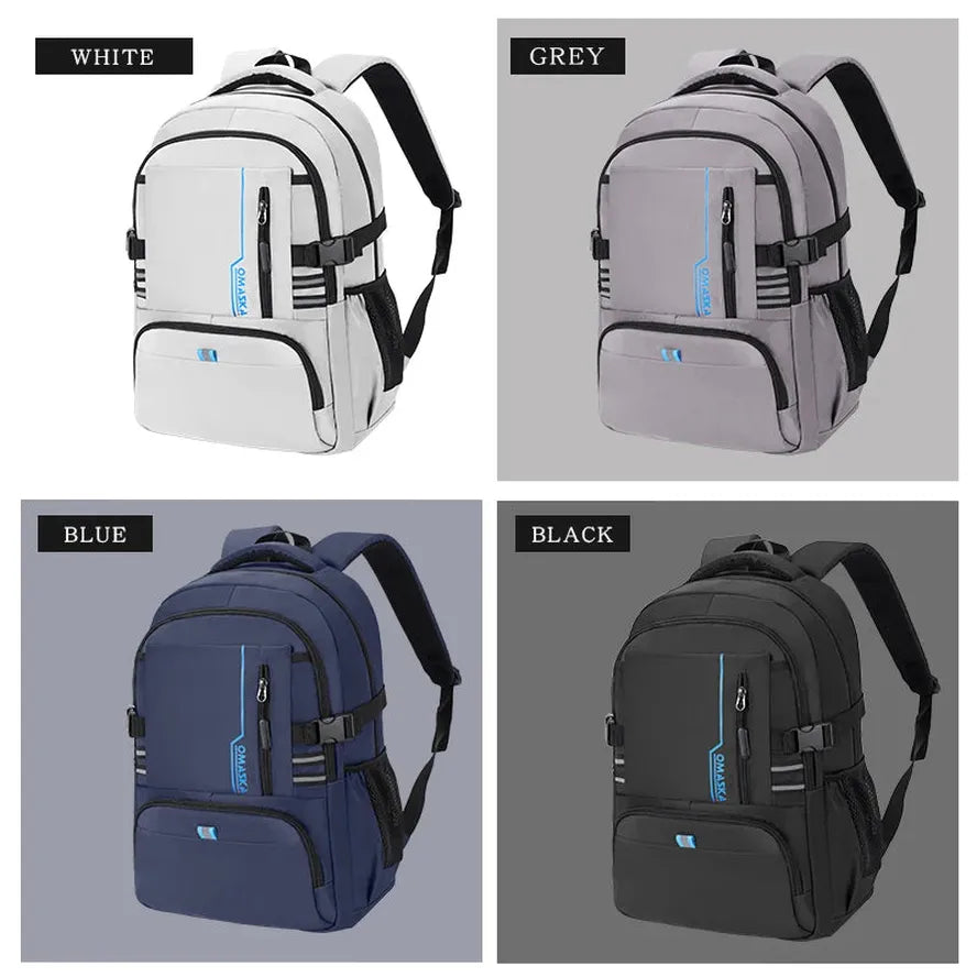 JMT-704586 Large Capacity Waterproof College Laptop Backpack for Men - 17 Inch Casual School Bag