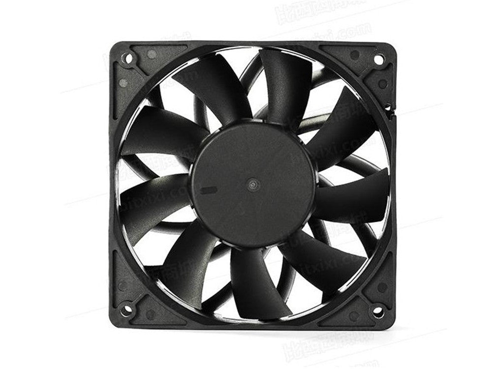 JMT-704970 Delta 120mm Cooling Fan, Model PFC1212DE, DC12V, 5520 RPM, 252.85 CFM Airflow, PWM Speed Control