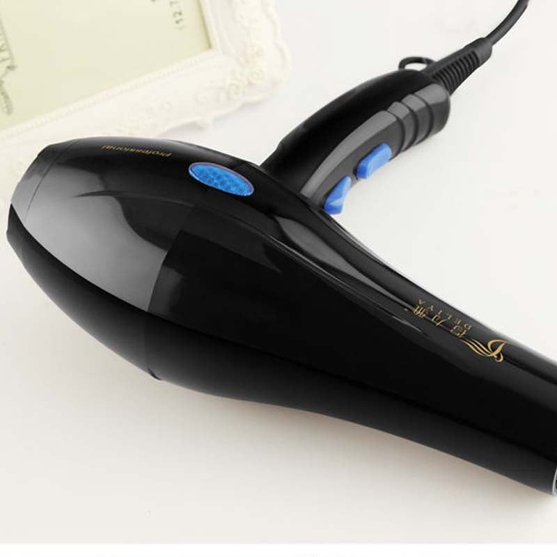 JMT-705162 High-Power Negative Ion Hair Dryer with 5 Speed Settings, Hot & Cold Air Function, and Accessories Included