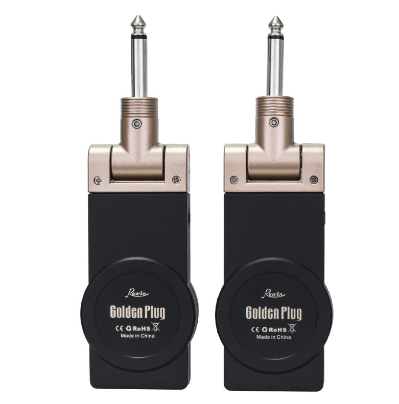 JMT-705354 Wireless Guitar and Instrument Transmitter Receiver System, 2.4GHz Transmission, 30M Range, 105dB Dynamic Range, Plug and Play