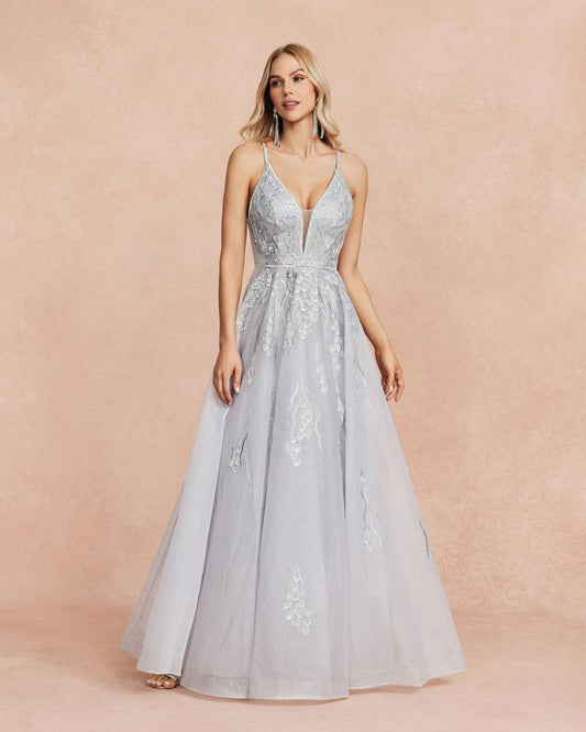 JMT-705418 Silver Elegant Ladies' Dress - Model SH0103