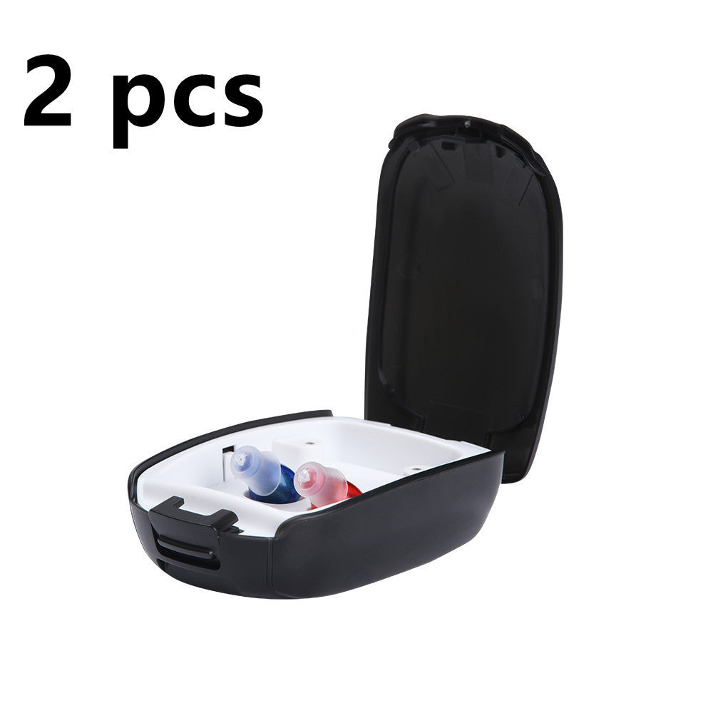 JMT-705674 Rechargeable Mini Digital Hearing Amplifier for Seniors and Adults with Adjustable Volume and Portable Charging Case