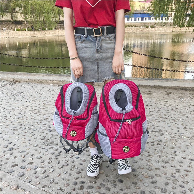 JMT-705674 Versatile Pet Backpack for Dogs - Comfortable Travel Carrier with Adjustable Straps