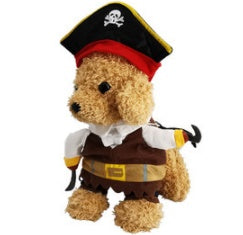 JMT-705802 Pet Dog Costumes for Small to Extra Large Dogs - Fun Designs Including Horseback Riding, Dinosaur, Elk, Pirate, and Christmas Outfits