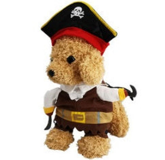 JMT-705802 Pet Dog Costumes for Small to Extra Large Dogs - Fun Designs Including Horseback Riding, Dinosaur, Elk, Pirate, and Christmas Outfits