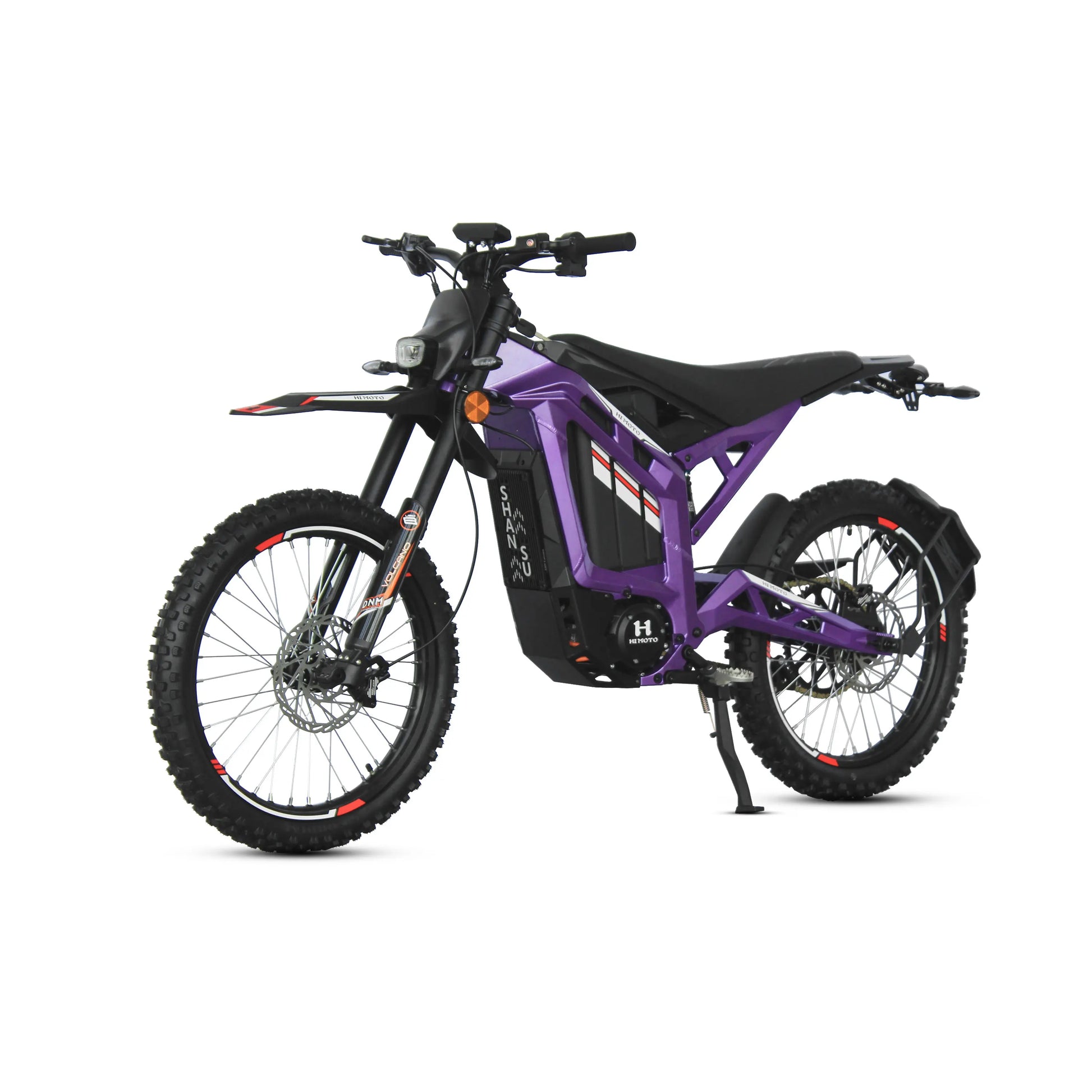 JMT-705930 Eco-Friendly Electric Dirt Bike with 72V Lithium Battery and 12-Speed Gears for Quiet Long Rides , Top Speed 27.9 mph