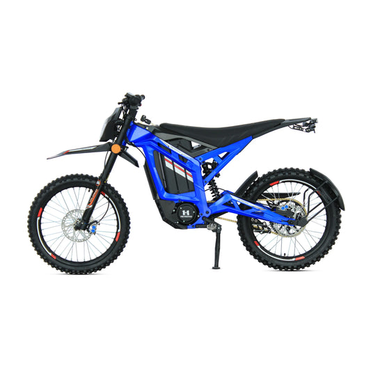 JMT-705930 Eco-Friendly Electric Dirt Bike with 72V Lithium Battery and 12-Speed Gears for Quiet Long Rides , Top Speed 27.9 mph