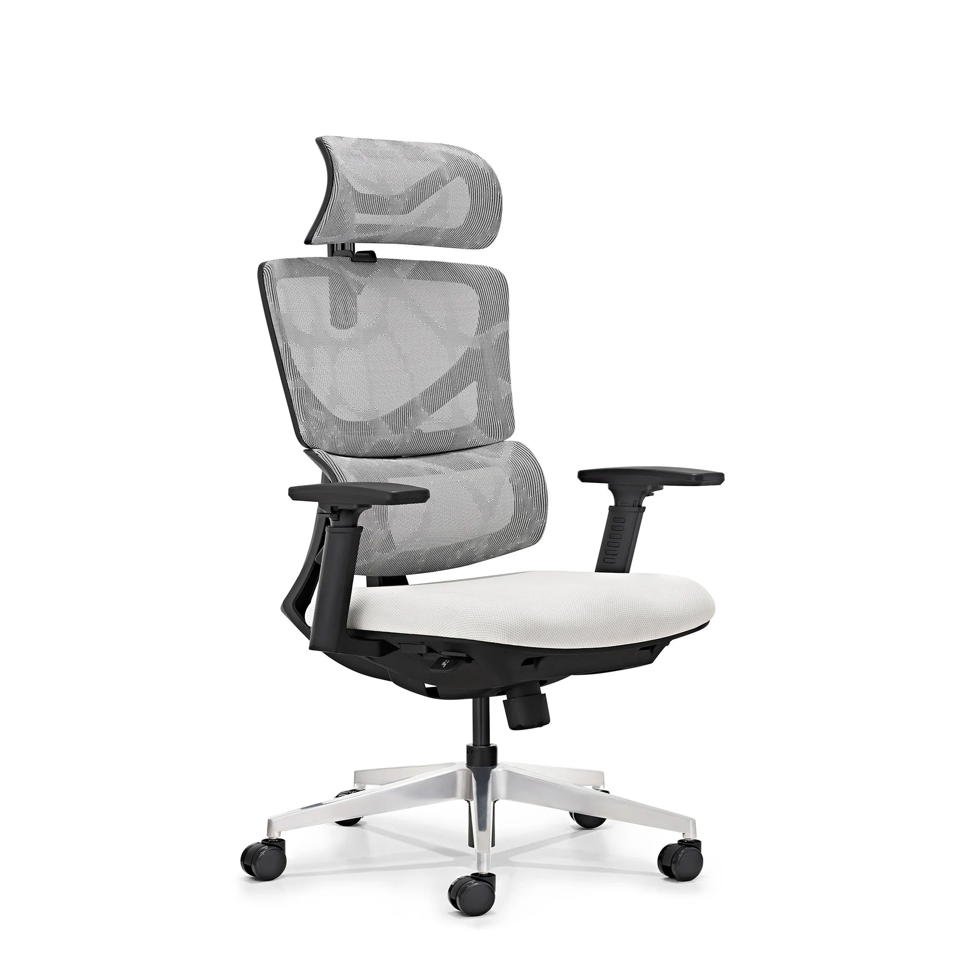 JMT-705930 Ergonomic Adjustable Office Chair with Footrest, Mesh Fabric and Swivel Base