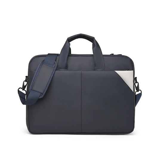JMT-705994 Large Capacity Laptop Tote Bag - Durable Black Computer Case for Travel and Everyday Use