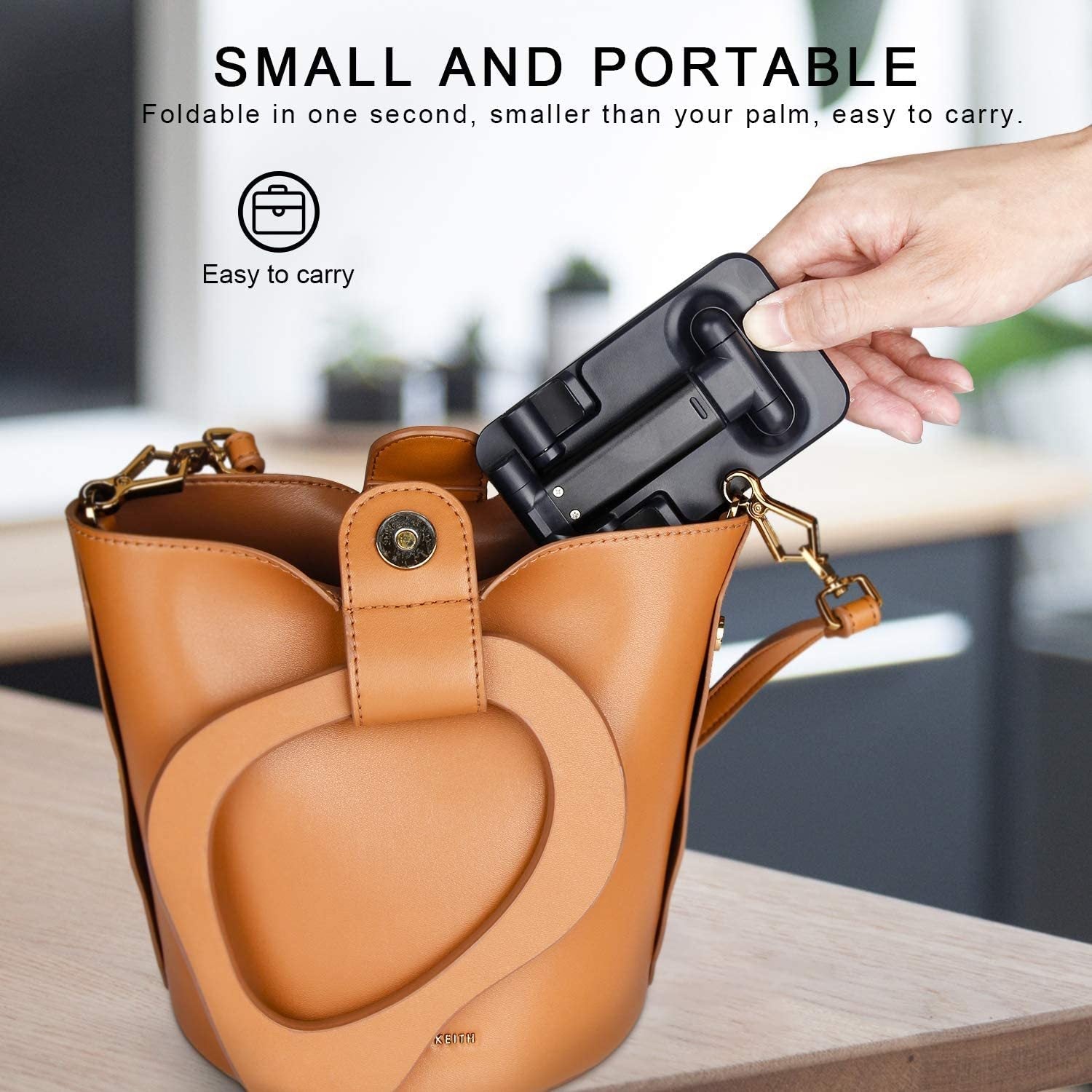 JMT-706186 Foldable and Expandable Mobile Phone and Tablet Stand - Lazy Bracket K3 for Desktop Use