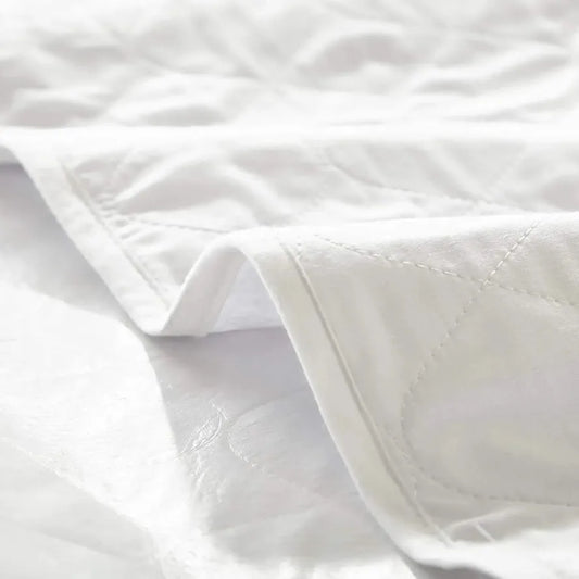JMT-706250 Luxurious Waterproof Deep Pocket Quilted Fitted Mattress Protector with Elastic Straps
