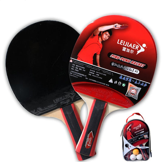 JMT-706250 Table Tennis Racket Set with Two Rackets and Three Balls