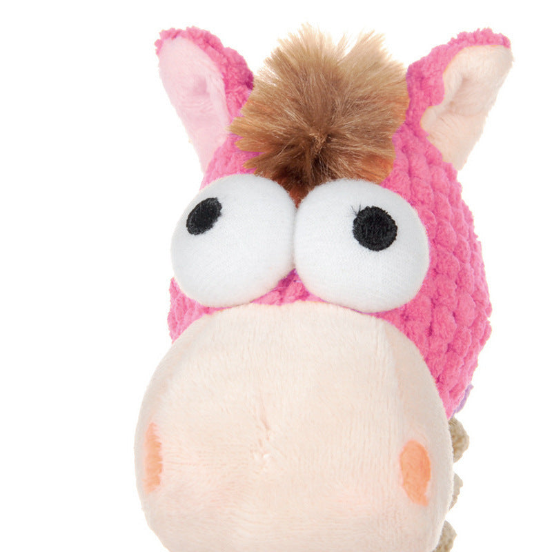 JMT-706314 Pineapple Plush Dog Toy with Sound for Chewing and Anxiety Relief