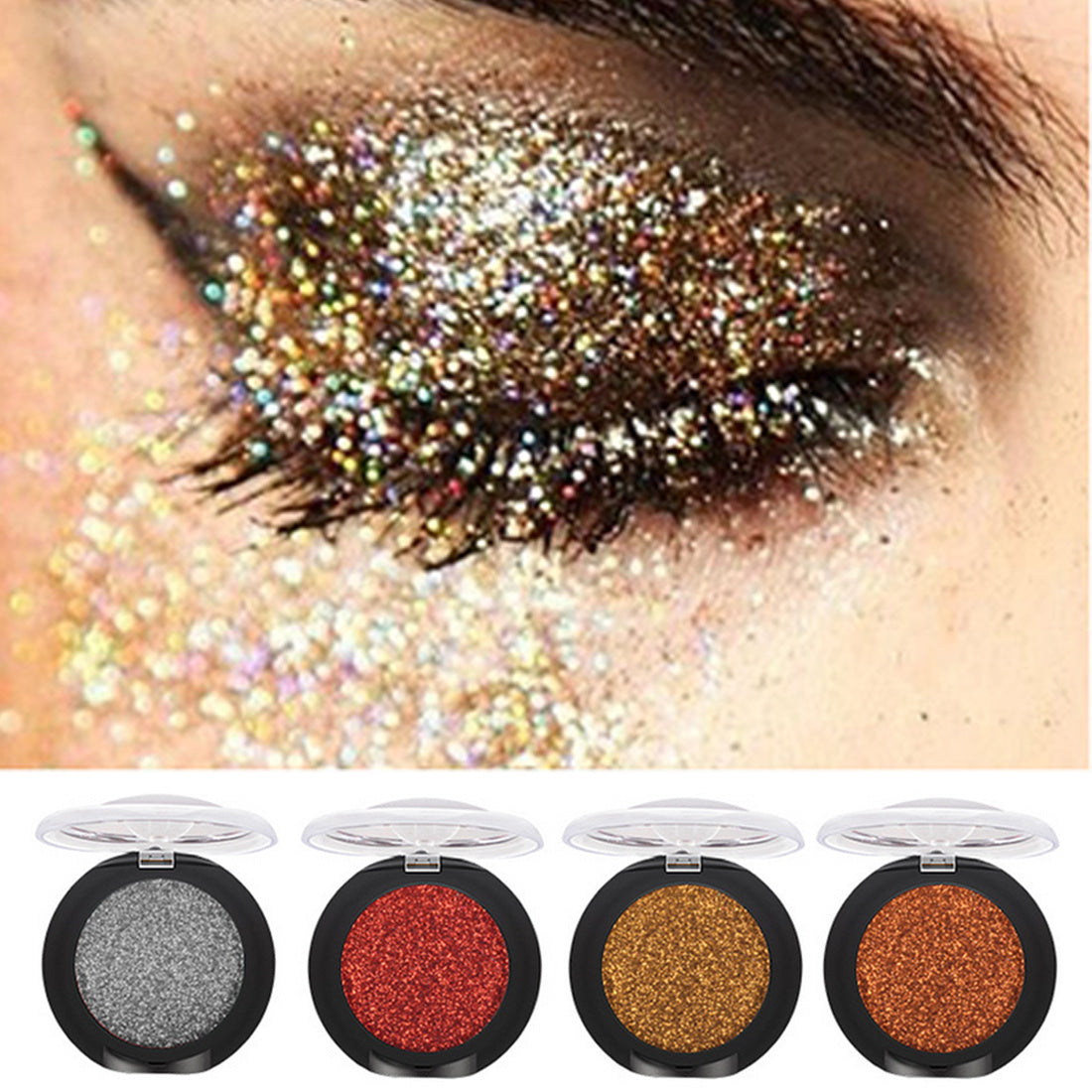 JMT-706762 Shimmering Pearlescent Eyeshadow Palette with 20 Versatile Colors