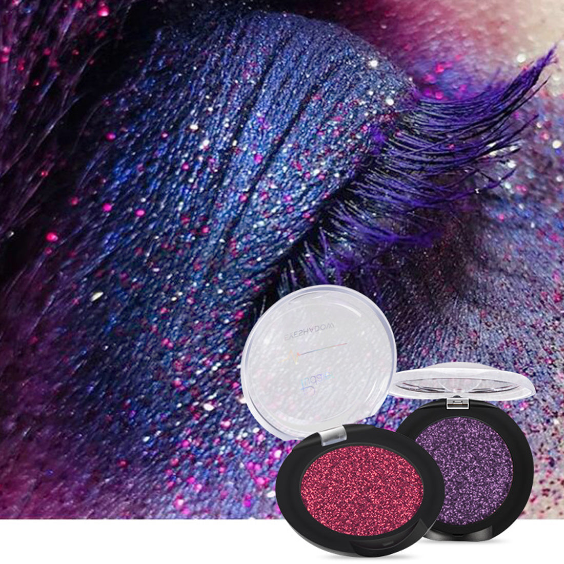 JMT-706762 Shimmering Pearlescent Eyeshadow Palette with 20 Versatile Colors