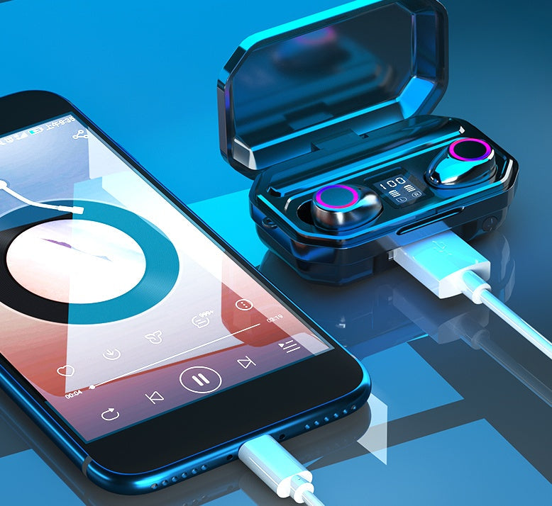 JMT-706826 Wireless Stereo Headset with Digital Display and Multi-Point Connection