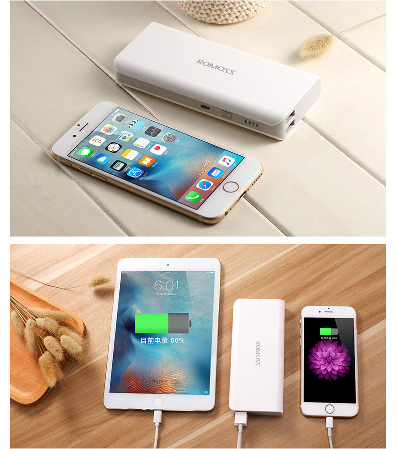 JMT-707658 10,000 mAh Polymer Lithium Ion Power Bank with Multi USB Port Output