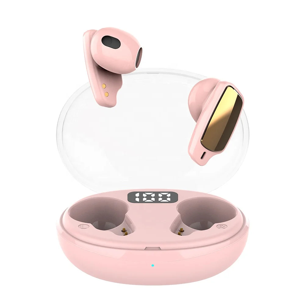 JMT-707658 Bluetooth TWS Earbuds with Wireless Charging and Enhanced Sound Quality