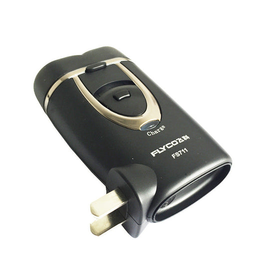 JMT-707722 Rechargeable Portable Rotary Electric Shaver with 2 Heads - No Water Cleaning Required