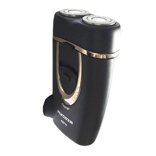 JMT-707722 Rechargeable Portable Rotary Electric Shaver with 2 Heads - No Water Cleaning Required