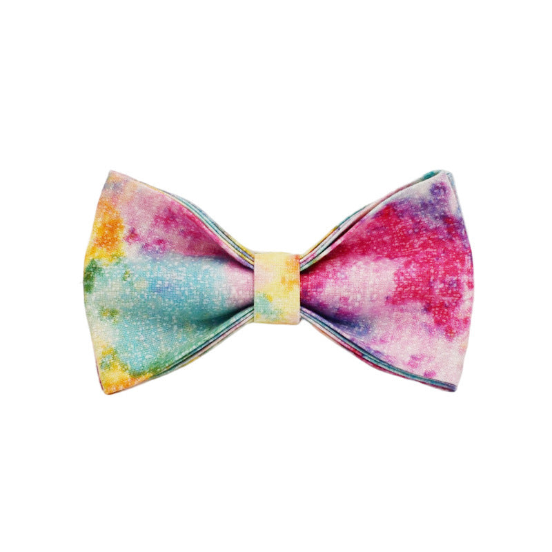 JMT-708298 Bronzing Dog Collar and Leash Set with Bow and Vest – Complete Four-Piece Outfit