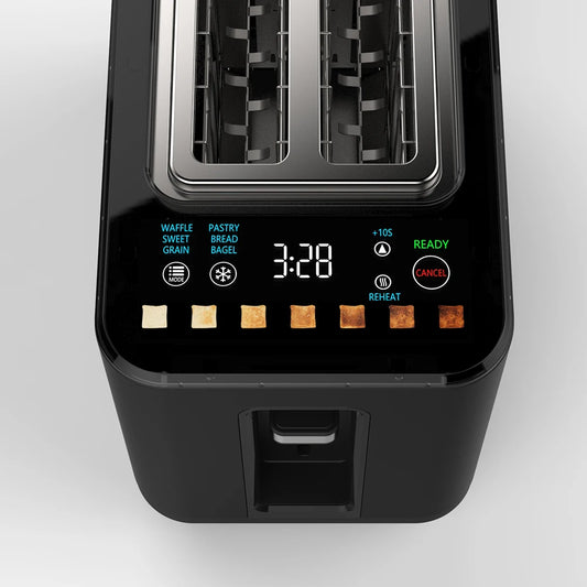 JMT-708426 Digital Timer Bread Toaster with Smart Touchscreen and Sandwich Clamps