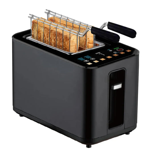 JMT-708426 Digital Timer Bread Toaster with Smart Touchscreen and Sandwich Clamps