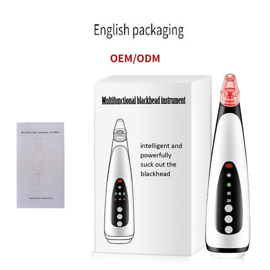 JMT-708618 Electric Blackhead Remover Beauty Device with USB Charging - Available in Black, Rose Gold, and Green