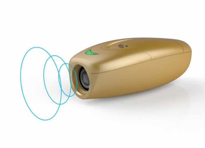 JMT-708618 Ultrasonic Dog Behavior Correction Trainer - Effective Training Device for Barking and Unruly Behaviors, Compact Design in Champagne Gold and Space Gray